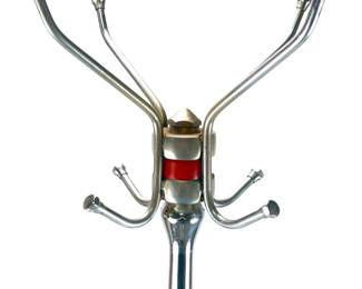 Vintage PeeDees Inc. Mid-Century Modern Chrome Hat & Coat Stand Rack, 1950s