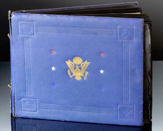 WWII US Soldier Original Photo Album: Germany, France, Belgium 1943-45, Patton, Sherman Tanks, Captured Aircraft