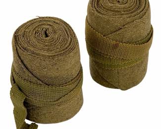WWI US Army Military Uniform Leg Wraps Puttees - Original World War I Era