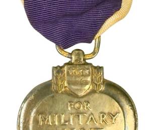 WWII USMC Purple Heart Medal, PFC Ellis R. Welch KIA Saipan 1944