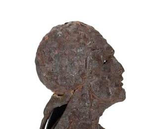 Theodore Ted Gall Maquette Sculpture - Dynamic Abstract Industrial Metal Figure