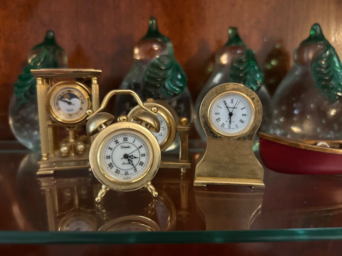 Miniture clock collection
