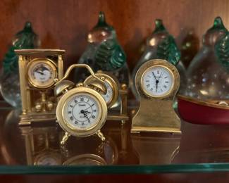 Miniture clock collection
