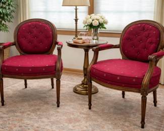 French Inspired parlor chairs