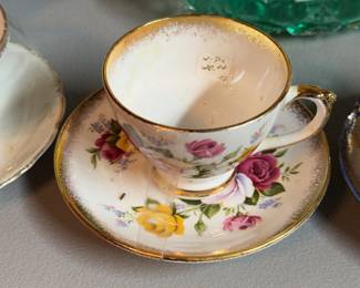 vintage Regency bone china tea cup and saucer set made in England