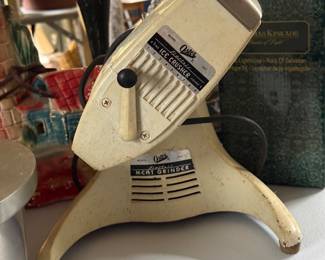 Vintage Oster Meat Grinder Model 505 with ice crusher attachment