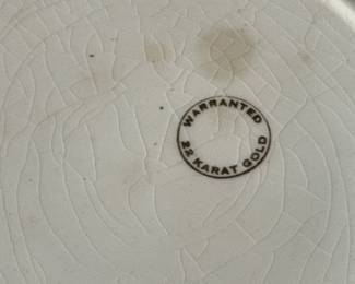 1940’s Triumph Limoges 22k Gold China D’or