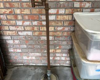 vintage bridge arm floor lamp, from the Art Deco period