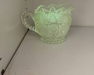 Antique Glass under UV light 