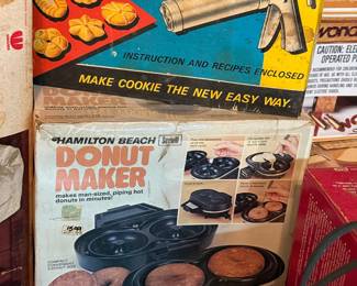 vintage Hamilton Beach Donut Maker, Cookie Gun