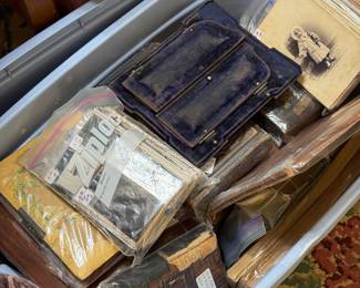 Vintage photo albums some include photos some do not