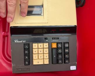 vintage Unitrex Classic 20 desktop printing calculator