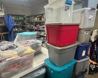 Massive Pile Storage Tubs...$3/$2/$1