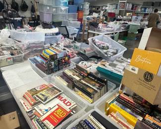 Books, New Items, Bags, Tubs MORE!  $3/$2/$1