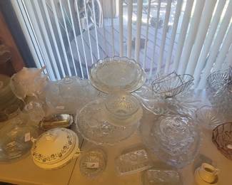 Beautiful glass & ceramic serving ware