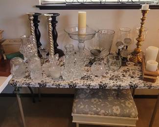 Lovely crystal & glass