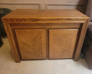 Custom made transforming table  cabinet 