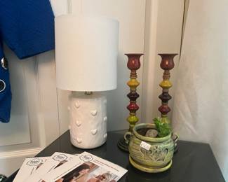 Candlestick Holders, Decorative Table Lamp 