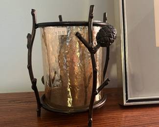 Metal Bird Candle Holder 