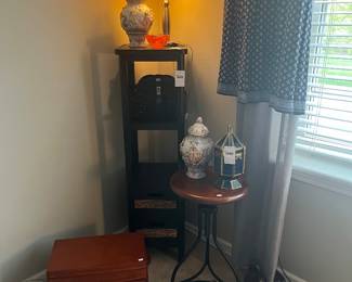 Shoes, Side Table, Black Wooden Shelf Unit 