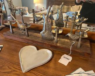 Pottery Barn Rustic Candelabras 