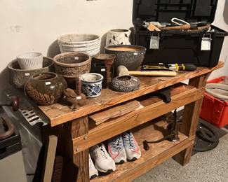 Tool Bench, Planters 