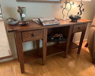 Wooden Hallway Table 