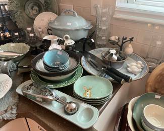 Egg Tray, Rabbit Plates, Napkin Rings, Placemats 