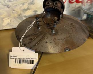 Sugarpost Metal Art Gnome-Be-Gone