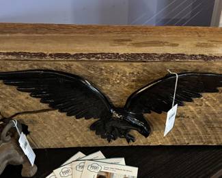 Cast Iron Eagle Wall Art 