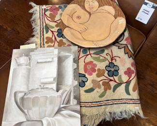 Leather Ottoman, Artwork