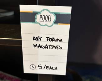 Art Forum Magazines