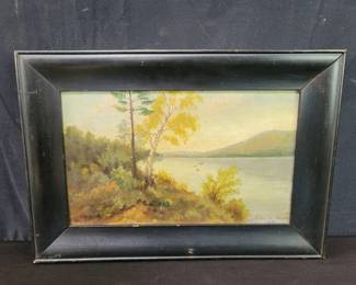 Vintage John A. Gould oil on board