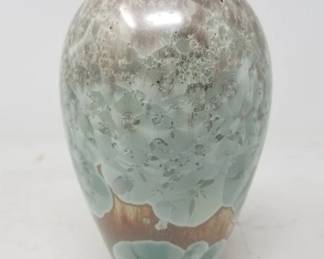 Herrmann Stolken crystalline glazed vase