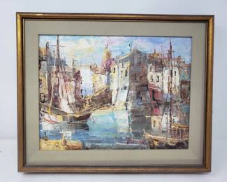 Peter Joranovic oil on canvas painting