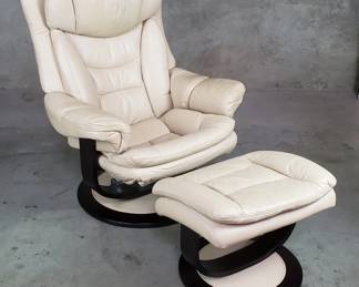 Lane leather Stressless recliner lounge chair