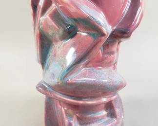 Abstract ceramic vase