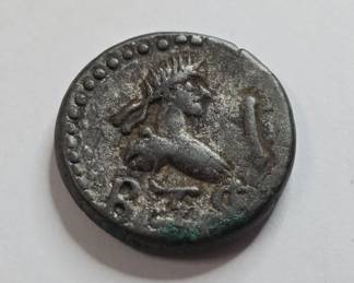 Ancient Bosporus silver drachma coin