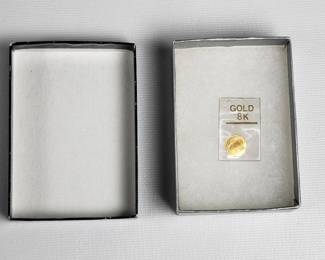 1924 Saint Gaudens copy/fantasy strike coin marked 8k gold