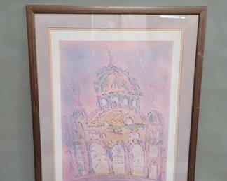 Pencil signed 80/125 lithograph