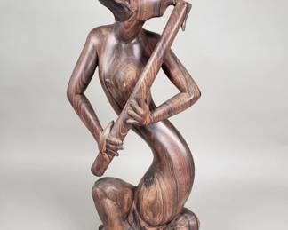 Signed Redut Mas Giangar carved figurine