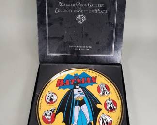 The Warner Bros. Gallery Collectors Edition Batman plate