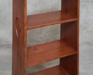 Stickley Arts & Crafts-style oak book stand with removable lectern