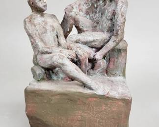 Vintage clay sculpture