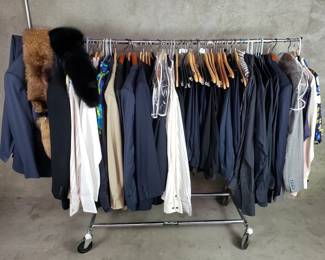 Group of men's and women's clothes