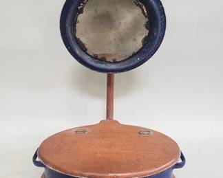 Vintage folk art dressing table mirror