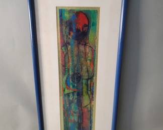 Leroy Clarke mixed media on paper