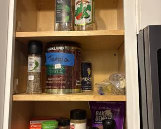 Spices and kitchen food items 