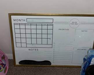White board planner 