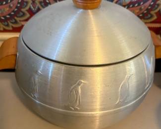 Vintage  West Bend Penquin Server / Ice Bucket x 2 